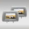 Delicate Car Headrest Monitor , Car Headrest DVD Player 9 Inch Dual Twin Screens